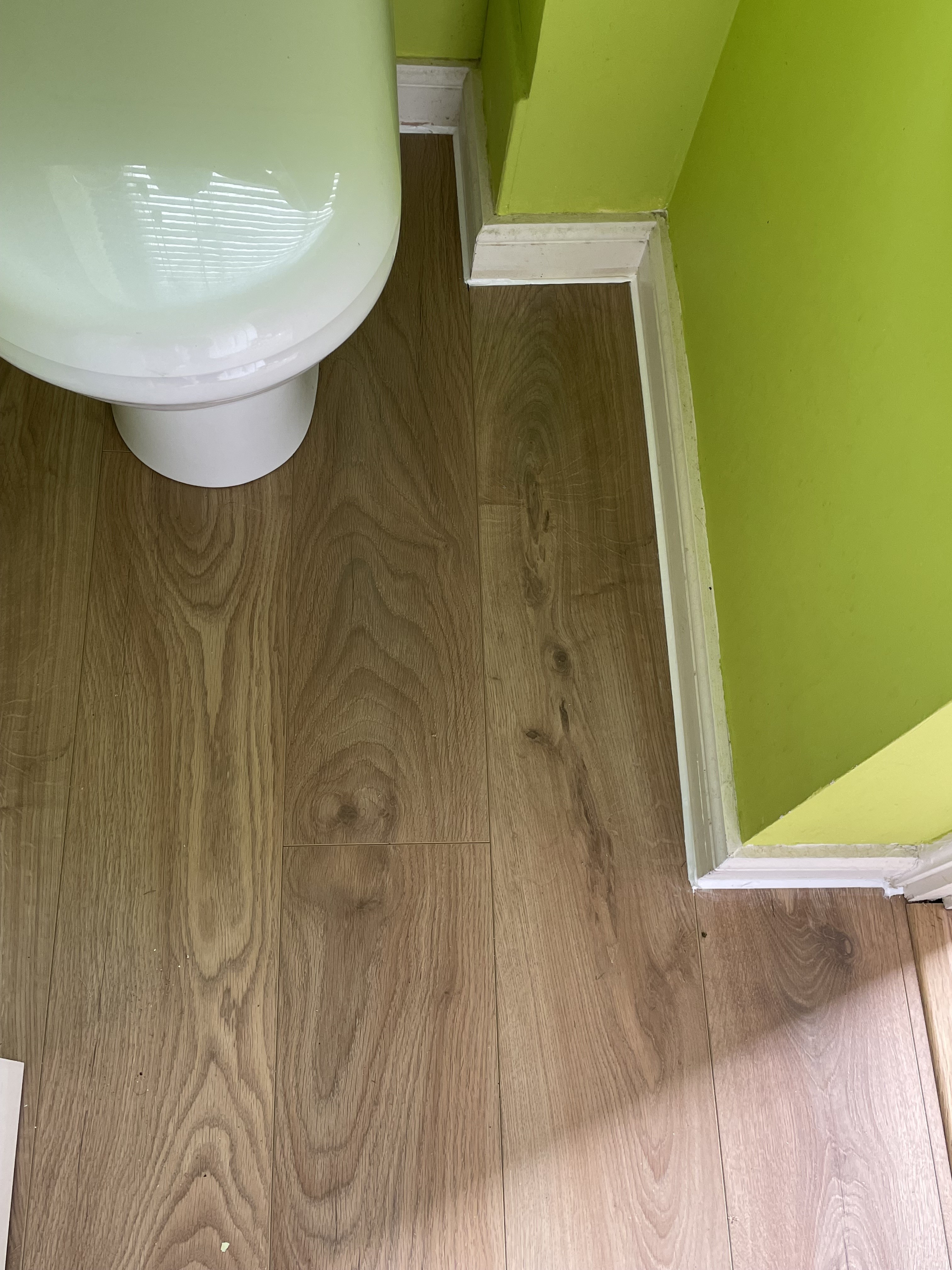 Water resistant laminate flooring