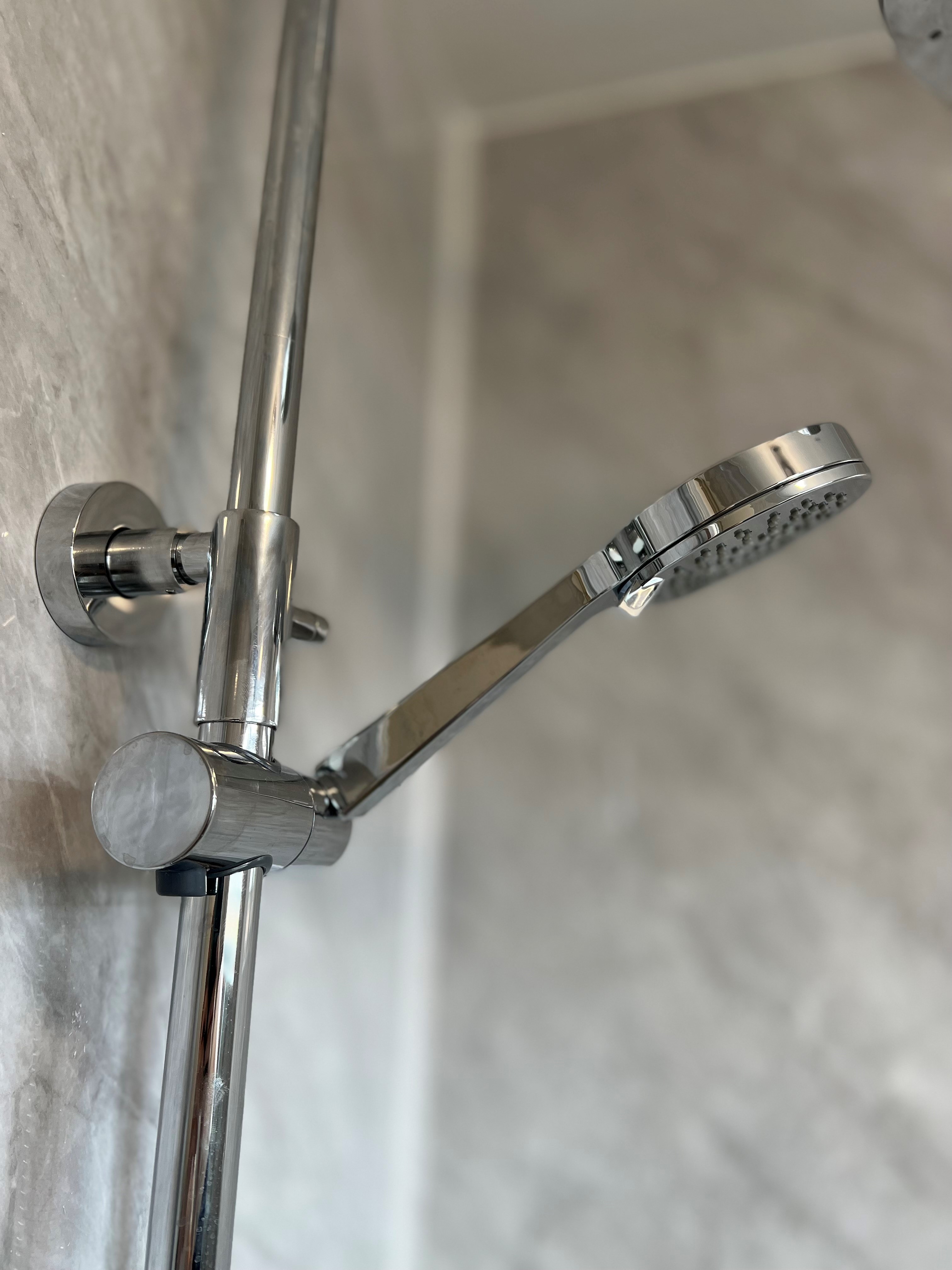 Chrome shower head